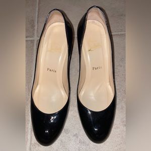 Black Louboutin shoes